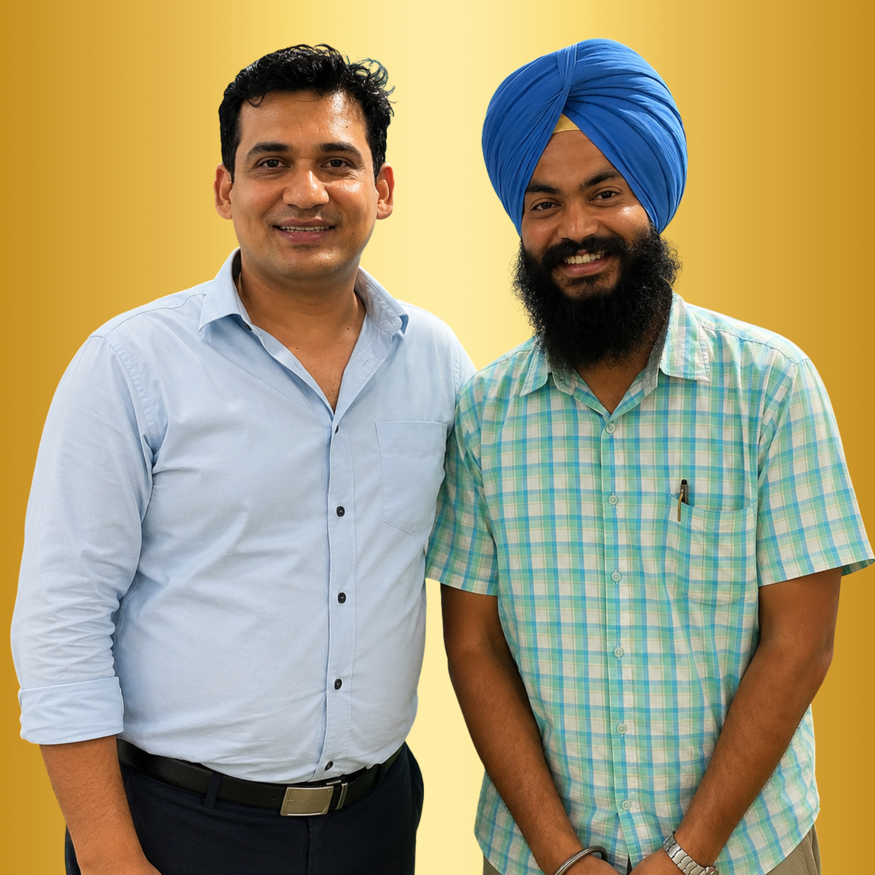 Khushmanpreet Singh with Chetan Sir